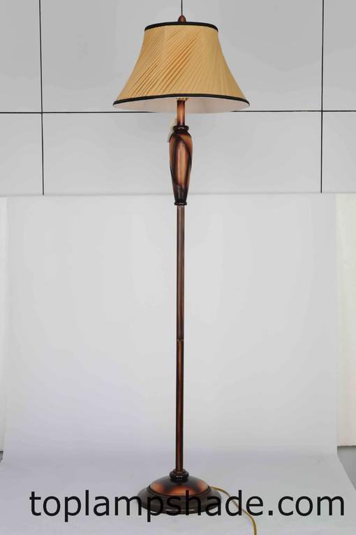 Empire Fabric Pleated Floor Lamp Shade-FS37006