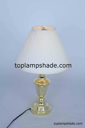 Empire Mushroom Pleated Fabric Table Lampshade-LS1650