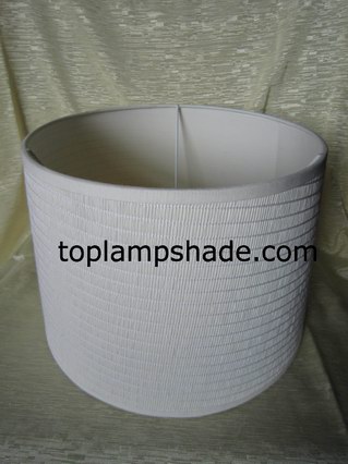 Shallow Drum Paper Hardback Table Lampshade-LS17003