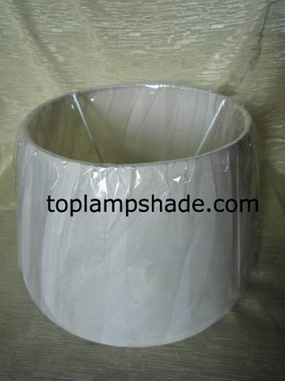 Shallow Drum Paper Hardback Table Lampshade-LS17007