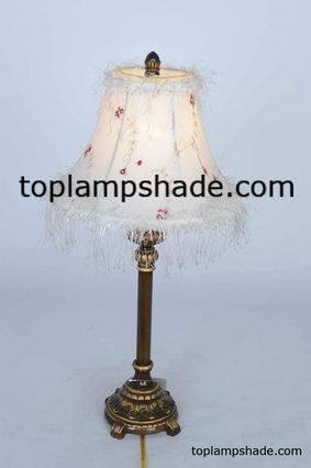 empire bell fabric table lamp shade-LS1927