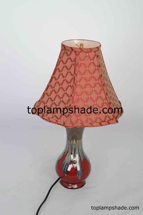 Hexagon Round Top Table Lampshade-LS2026