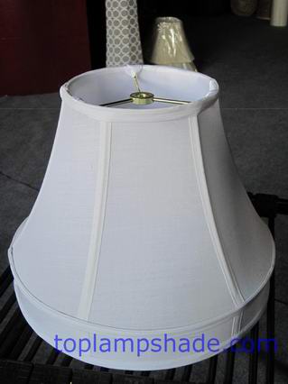 Skirted Fabric Lamp Shade w/ Spider Fitter-LS33302