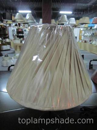 Empire Faux Silk Spiral Pleated Table Lamp Shade-LS5004
