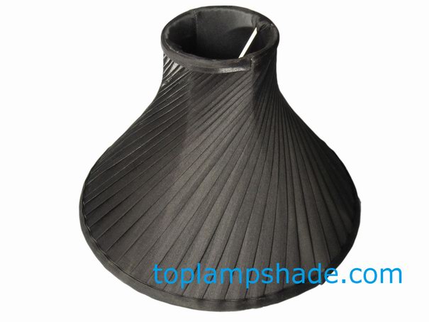 Satin Swirl Pleated Lamp Shade