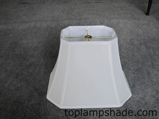 Rectangle Cut Corner Fabric Softback Table Lamp Shade-LS6006