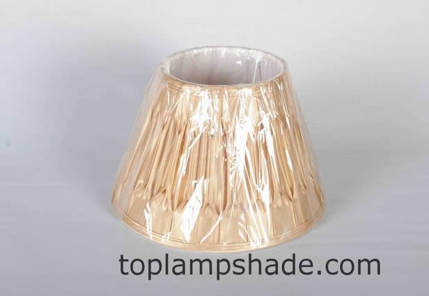 Empire Double Pleated Silk Lamp Shade-LS9005