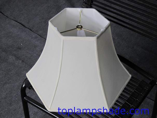Hexagon Faux Silk Softback Floor Lamp Shade-LS9011