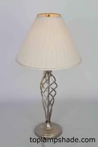 Empire Mushroom Pleated Fabric Table Lampshade-LS1823