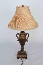 Empire Pleated Fabric Table Lamp Shade