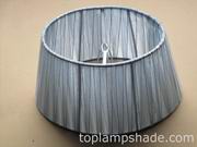 Oval Organza Wrapped Lamp Shade-LS20004