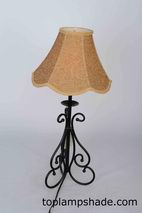 Empire Scalloped Printed Table Lampshad-LS2030