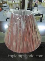 Empire Faux Silk Spiral Pleated Table Lamp Shade-LS5003
