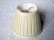 Fabric Side Pleated Chandelier Shade
